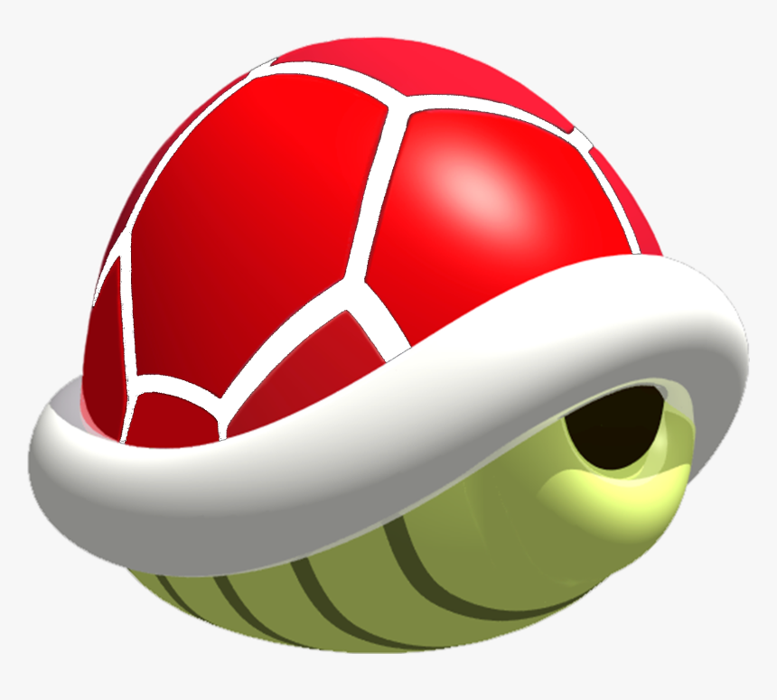 Shell Clipart Mario - Transparent Red Shell Mario Kart, HD Png Download, Free Download