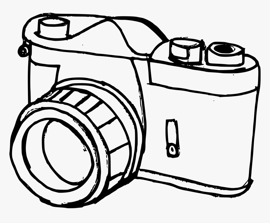 Old Camera Drawing Png, Transparent Png, Free Download