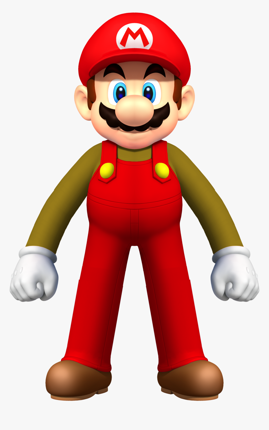 Mario Clipart Classic Mario - New Super Mario Bros Wii Render, HD Png Download, Free Download