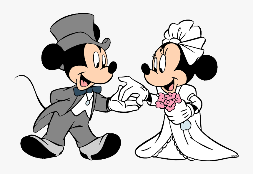 Minnie And Mickey Mouse Wedding, HD Png Download, Free Download