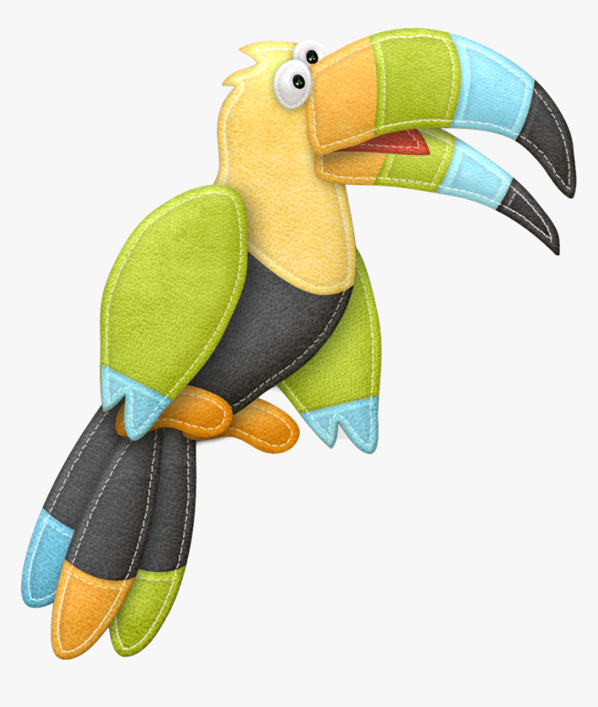 Minus Jungle Clipart, Cute Clipart, Bird Clipart, Cartoon - Parrot, HD Png Download, Free Download