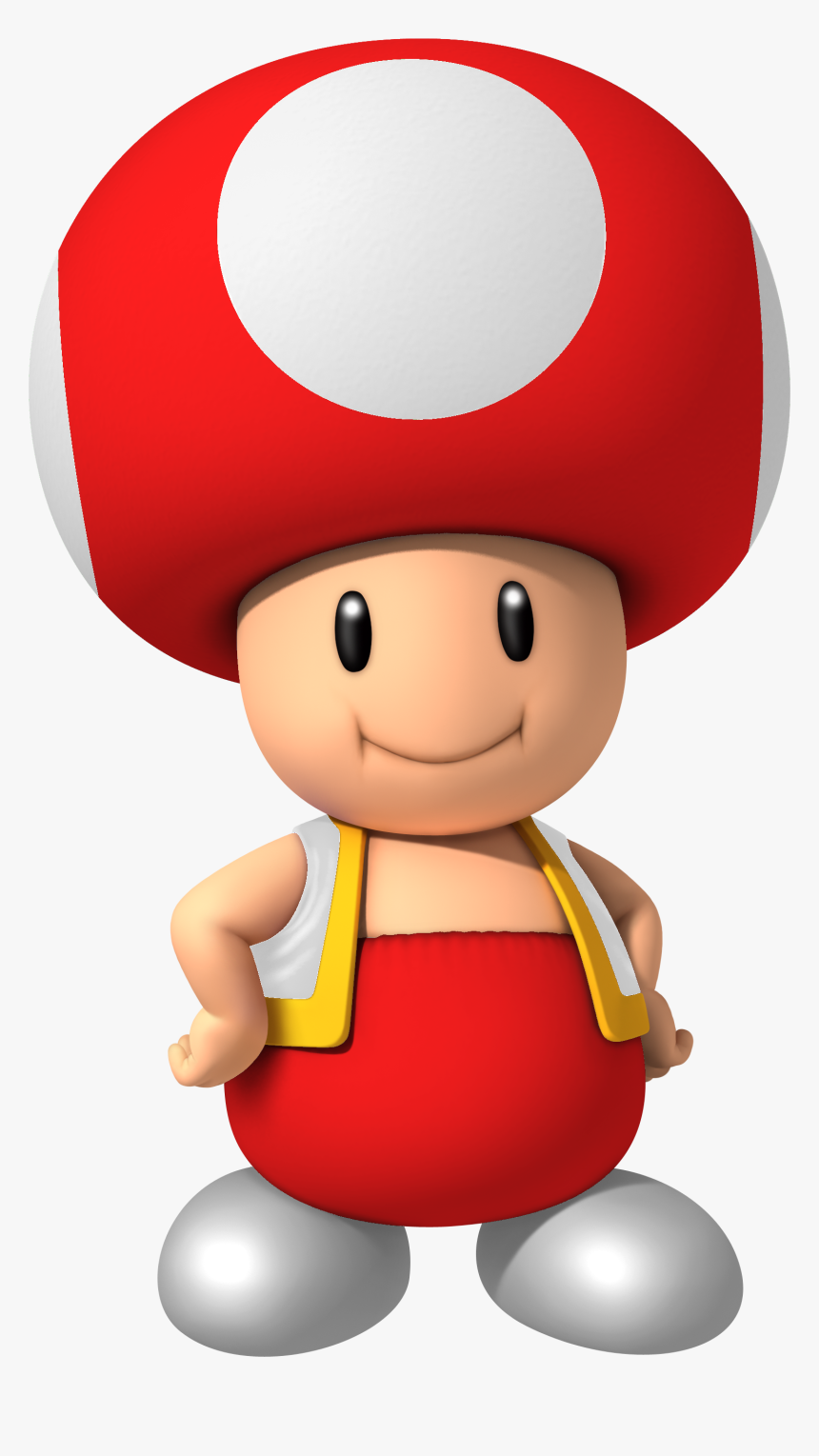 Super Mario Mushroom Png - Red Toad From Mario, Transparent Png, Free Download