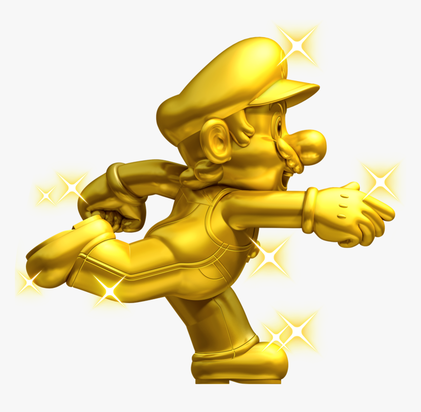 Mario Png Download - New Super Mario Bros 2 Gold Mario, Transparent Png, Free Download