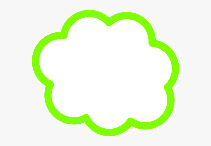 Green Cloud Svg Clip Arts, HD Png Download, Free Download