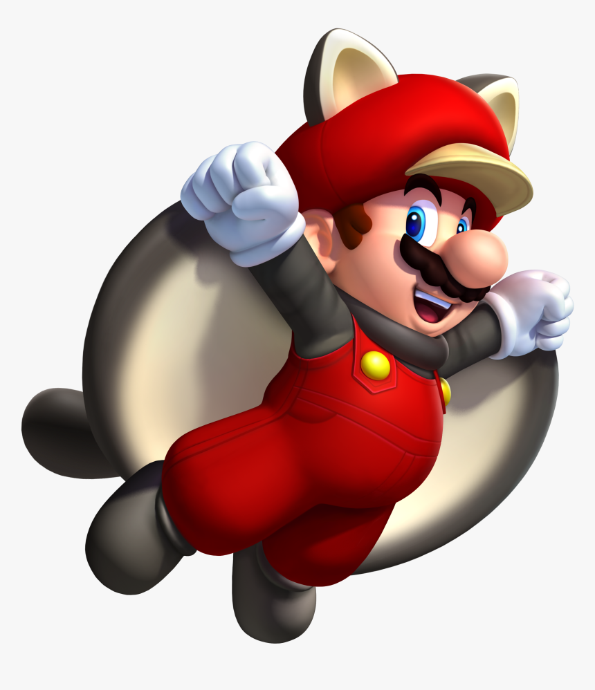 -new Super Mario Bros Wii U Flying Squirrel Mario Nsmbu - Mario New Super Mario Bros U, HD Png Download, Free Download