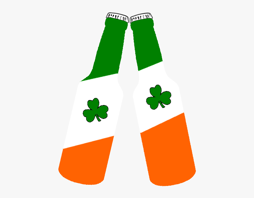 Beer Bottles Irish Flag - Irish Beer Clipart, HD Png Download, Free Download