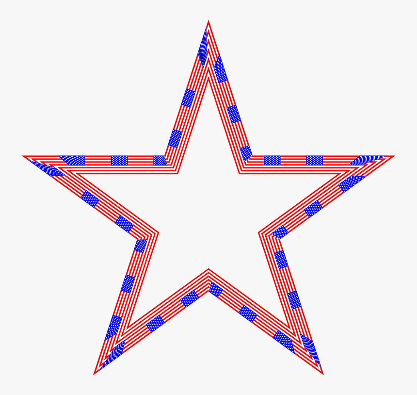Transparent Patriotic Stars Png - Star For Usa Flag, Png Download, Free Download