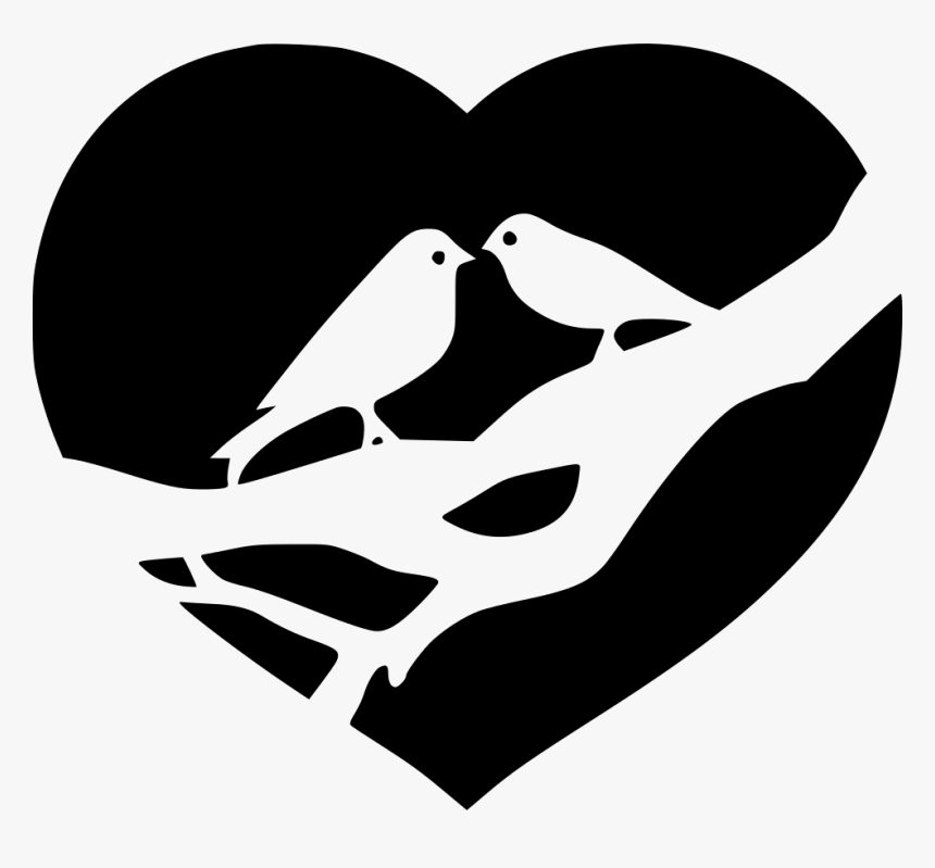 Jpg Royalty Free Stock Bird Png Icon Free Download - Two Birds Love Icon, Transparent Png, Free Download