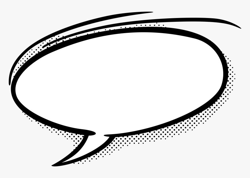 Speech Balloon Comics Comic Book Clip Art - Transparent Comic Bubble Png, Png Download, Free Download