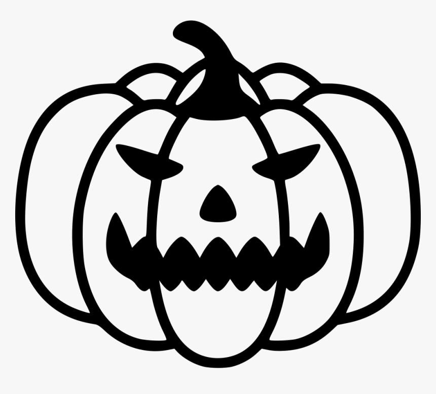 Pumpkin - Halloween Pumpkin Face Png, Transparent Png, Free Download