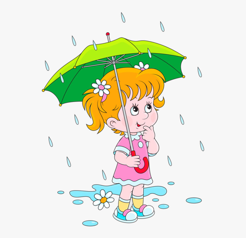 Collection Of Children - Children Playing In The Rain Clipart, HD Png Download, Free Download