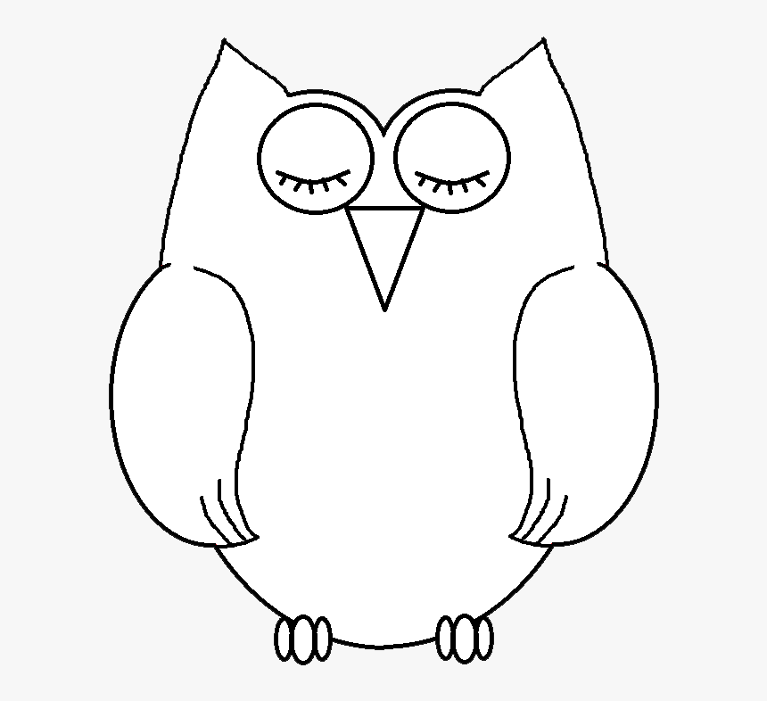 Pumpkin Clipart Owl - White Owl Black Background Cartoon, HD Png Download, Free Download