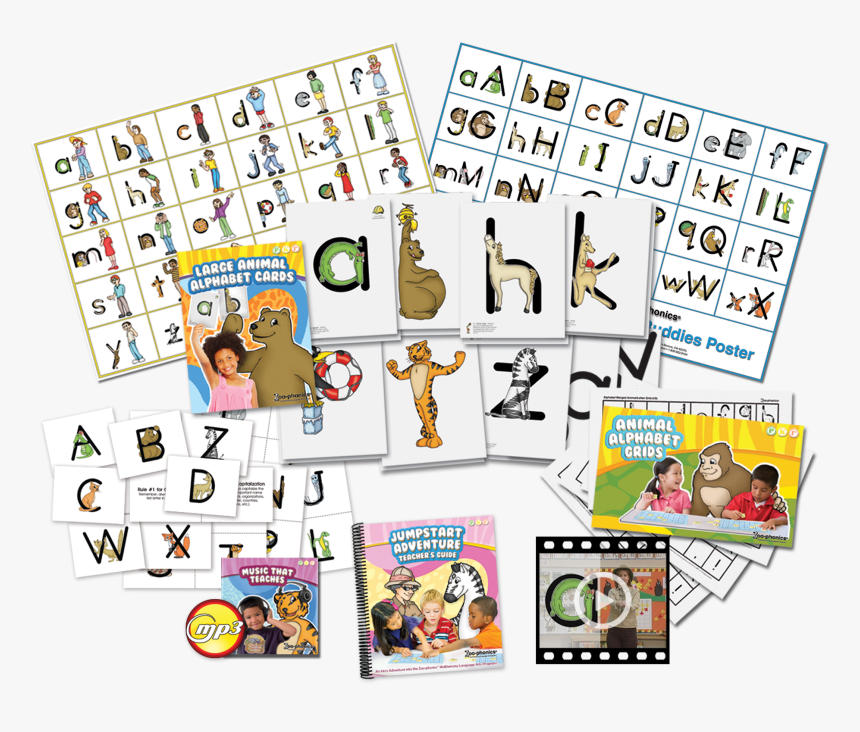 Teacher Clipart Phonics - Zoo Phonics Alphabet, HD Png Download, Free Download