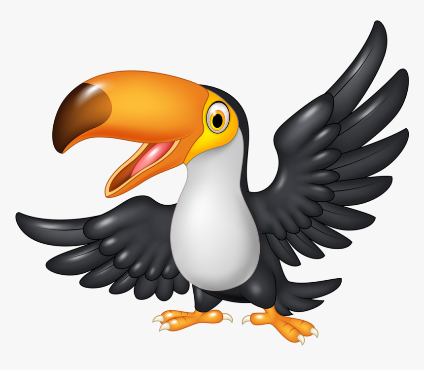 Toucan Clipart Zoo - Toucan Cartoon, HD Png Download, Free Download