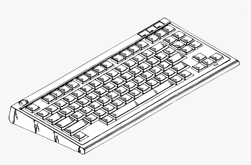 Computer Big Image Png - Computer Keyboard Clipart, Transparent Png, Free Download