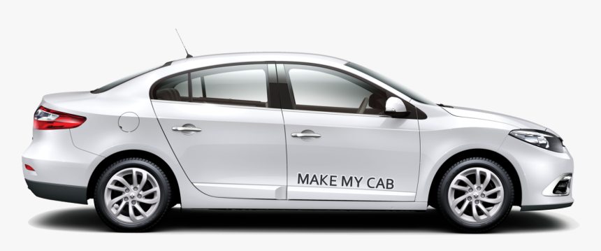 Cab Transparent Image - White Renault Fluence 2014, HD Png Download, Free Download