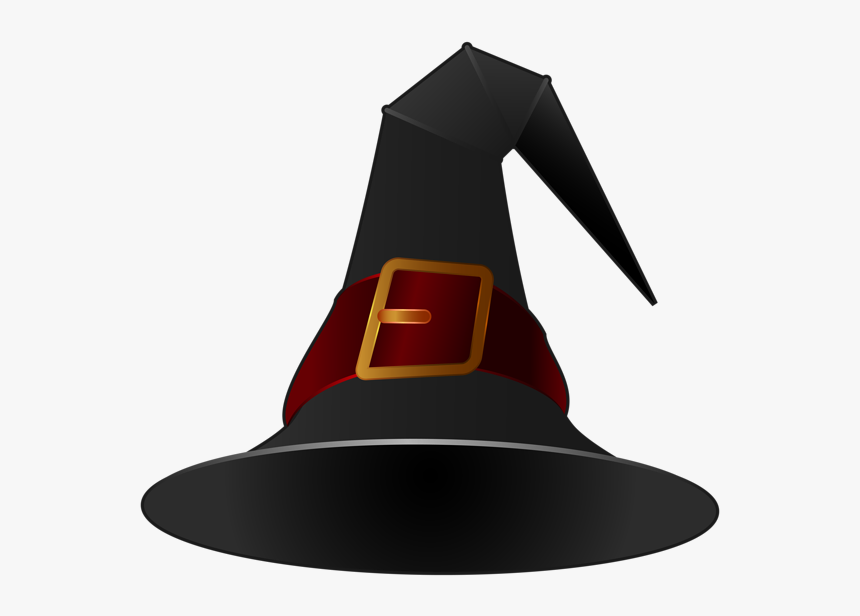 Witch Hat Pumpkin Black And White Clip Art Stock Transparent - Transparent Witch Hat Png, Png Download, Free Download