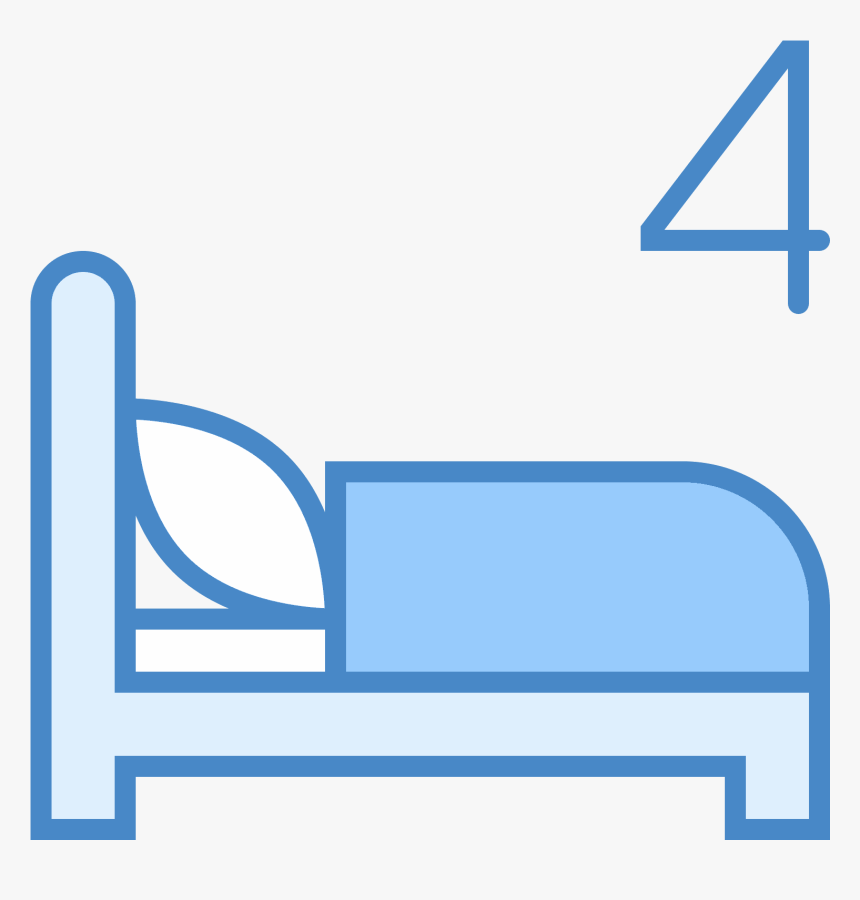 Blanket Vector Blue - Sleep Bed Icon Png, Transparent Png, Free Download