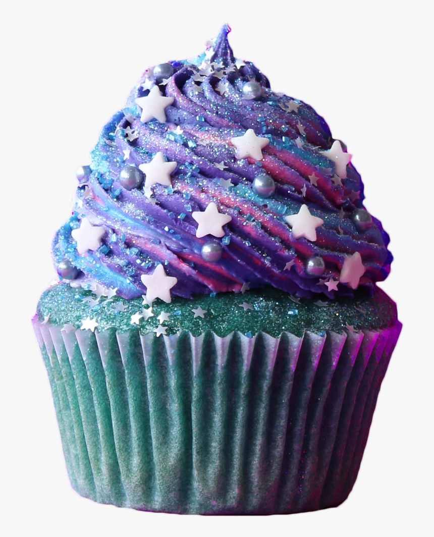 Galaxy Cupcakes Square Png Picture - Galaxy Cupcakes, Transparent Png, Free Download