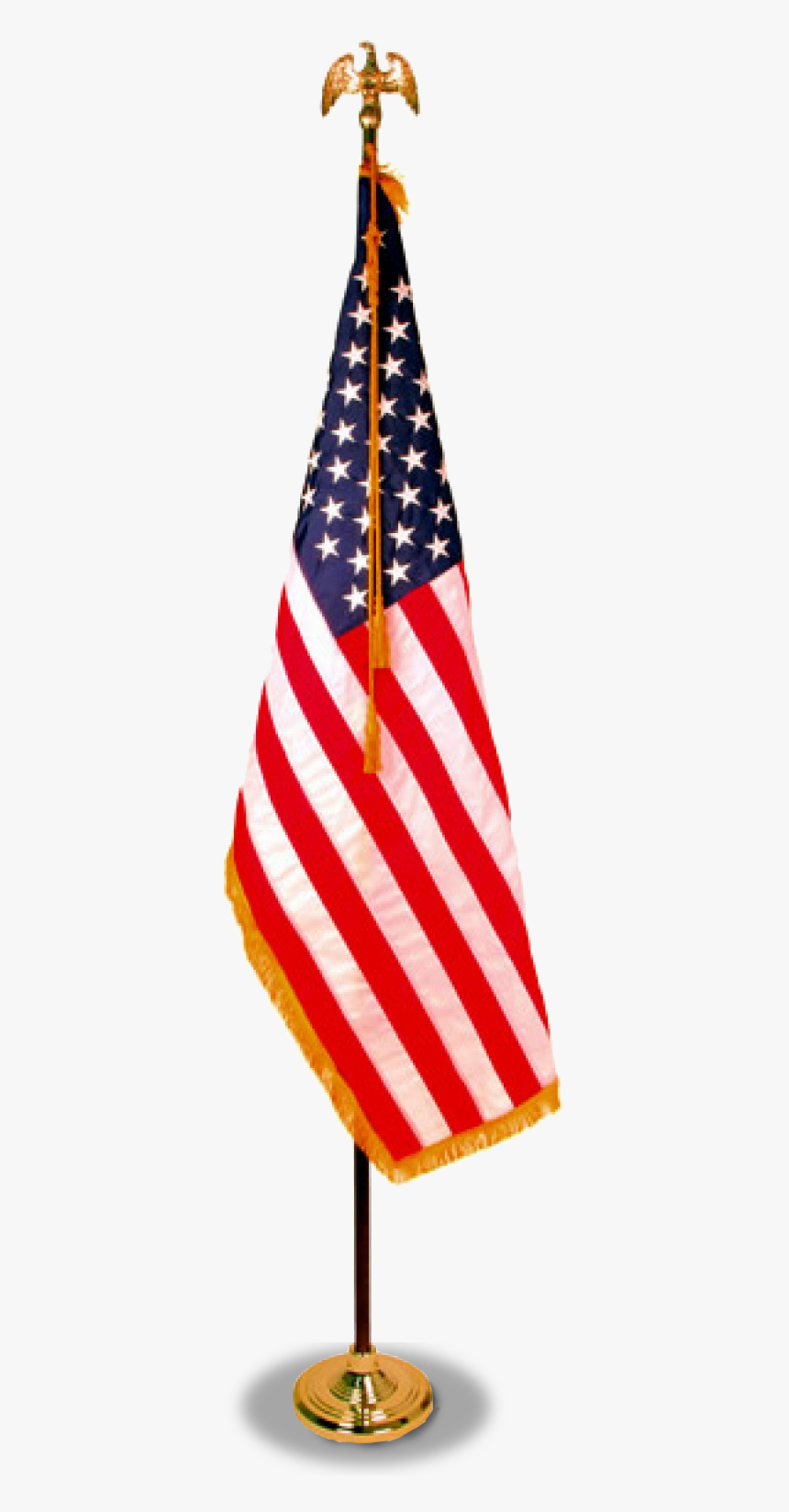 American Flag With Pole - American Flag On Pole Png, Transparent Png, Free Download