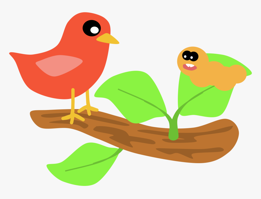 Bird Scene Clip Arts - Cartoon Blue Bird Drawing, HD Png Download, Free Download