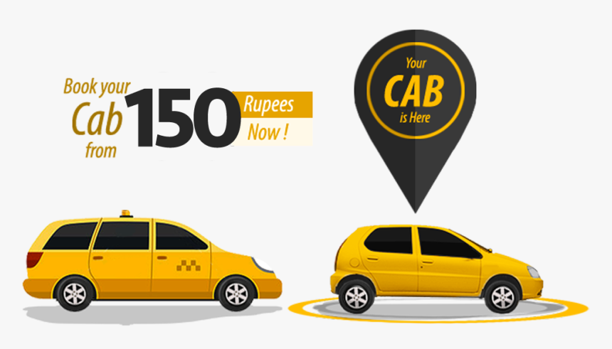 Transparent Cab Png - Car Booking Png, Png Download, Free Download