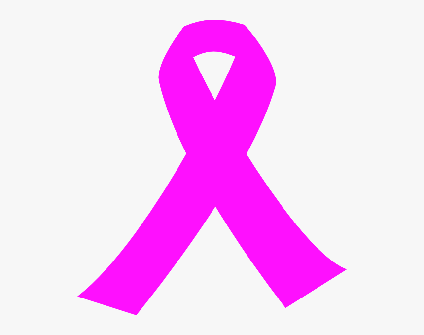 Hot Pink Breast Cancer Ribbon, HD Png Download, Free Download