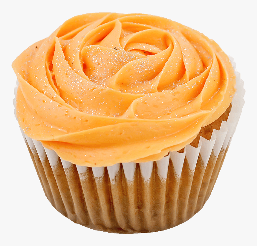 Cupcake Orange Png, Transparent Png, Free Download