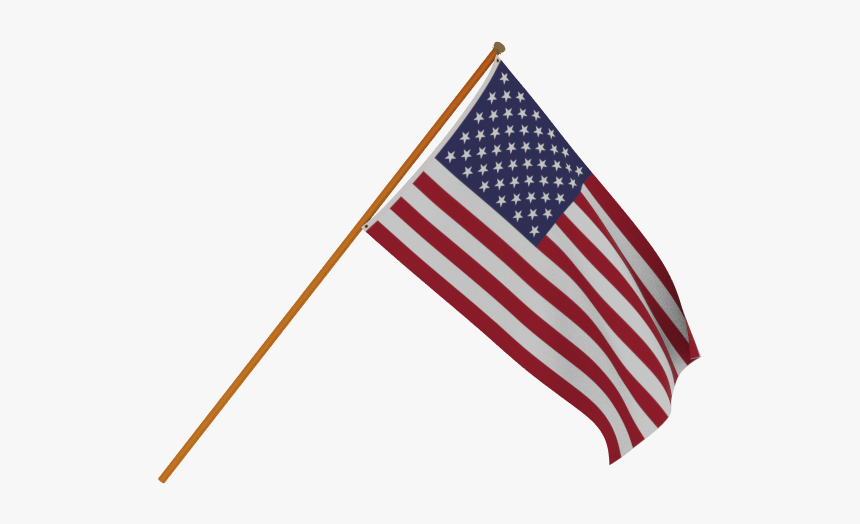American Flag Standing, HD Png Download, Free Download