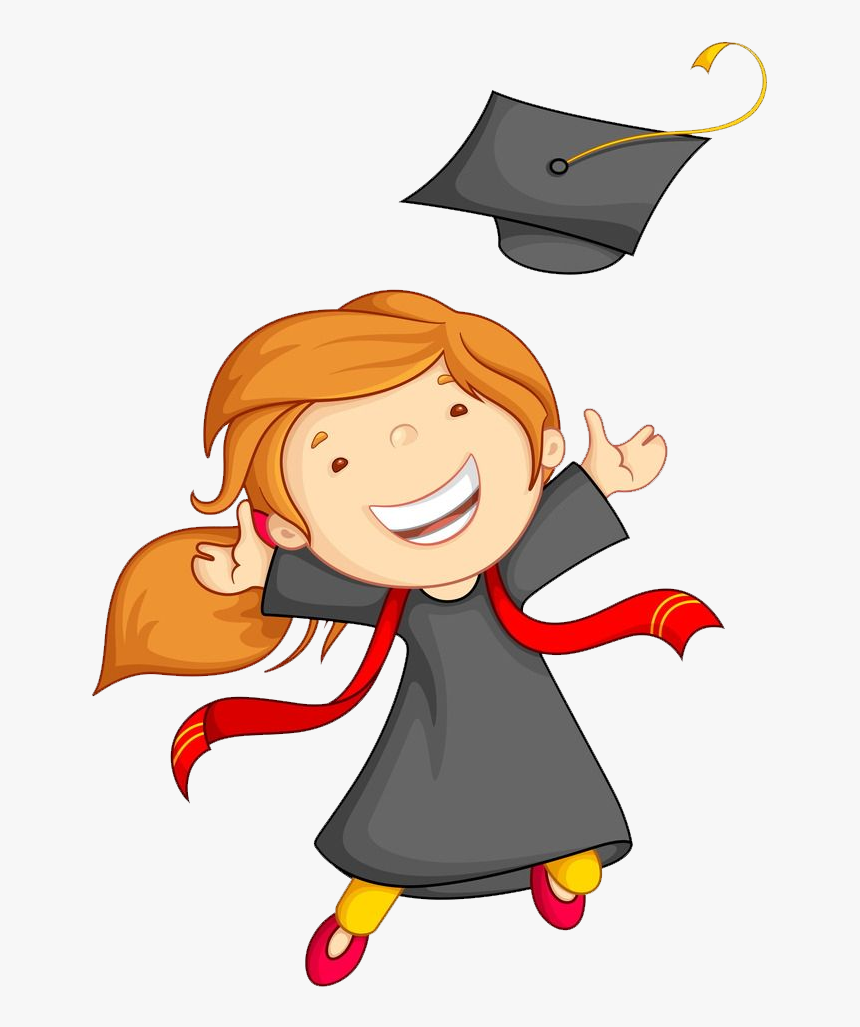 Graduation Ceremony Child Kindergarten Clip Art Clipart Kid Graduation HD Png Download kindpng