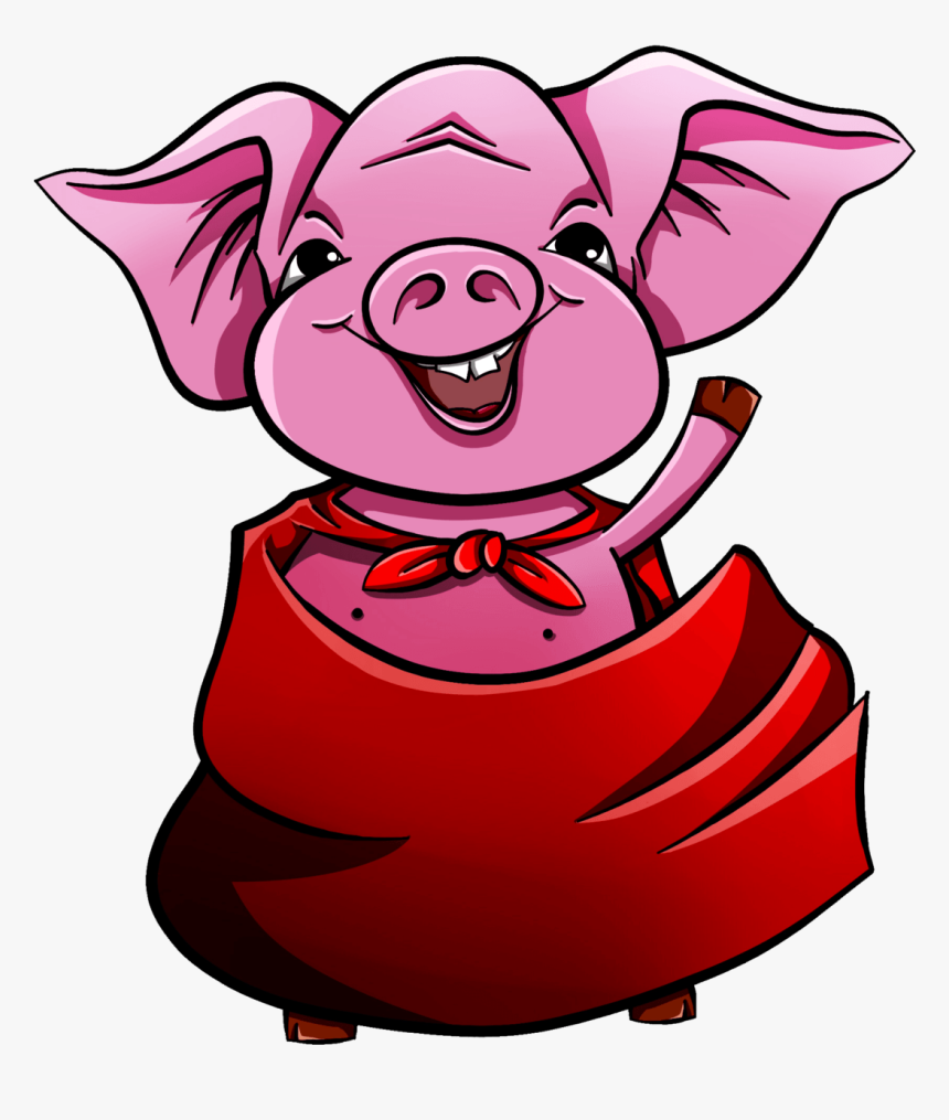 Transparent Hampshire Pig Clipart - Pigs In Blankets Cartoon, HD Png Download, Free Download
