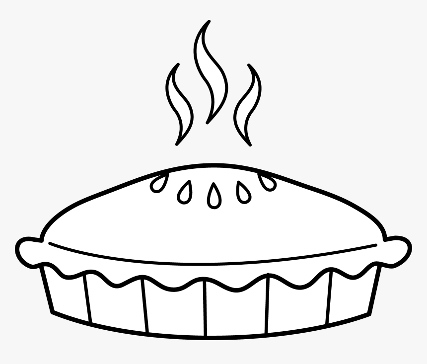 Clip Art Banner Royalty Free - Apple Pie Clipart Black And White, HD Png Download, Free Download