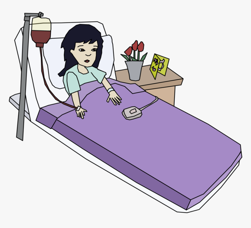Purple,play,cartoon - Clip Art Patient In Hospital Bed, HD Png Download - kindpng Purple,play,cartoon - Clip Art Patient In Hospital Bed, HD Png Download - kindpng