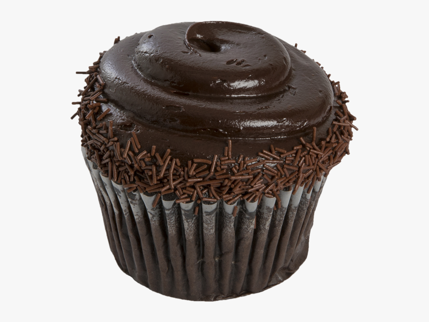 Chocolate Ripple Fudge Cupcake - Chocolate Cupcake Transparent, HD Png Download, Free Download