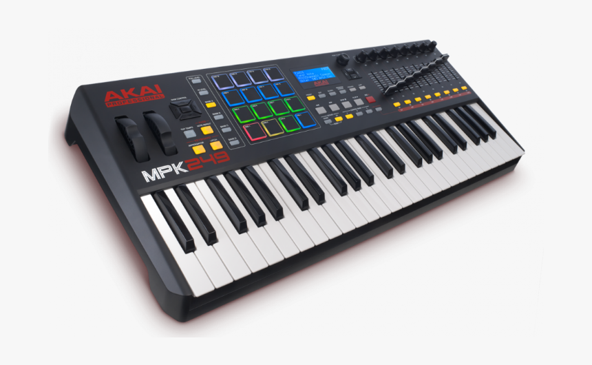 Akai Mpk249 Midi Keyboard Controller - Akai Mpk249, HD Png Download, Free Download