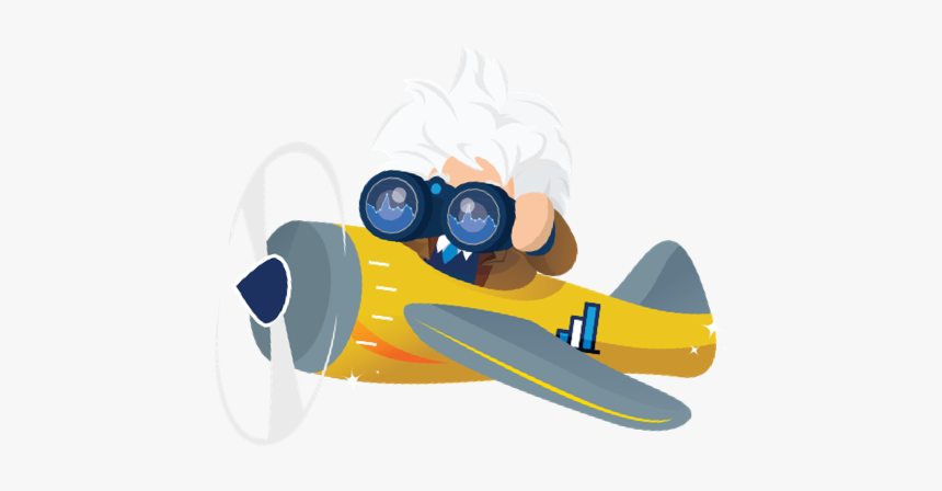 Einstein With Binoculars Salesforce, HD Png Download, Free Download