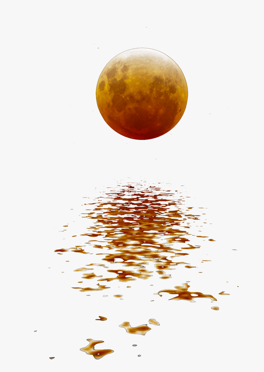 Beautiful Moon Reflection - Moon Reflection Png, Transparent Png, Free Download