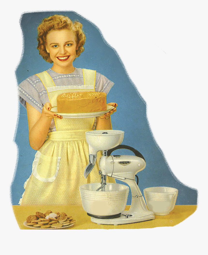 Mixer Lady - Hamilton Beach Food Mixer 1948, HD Png Download, Free Download