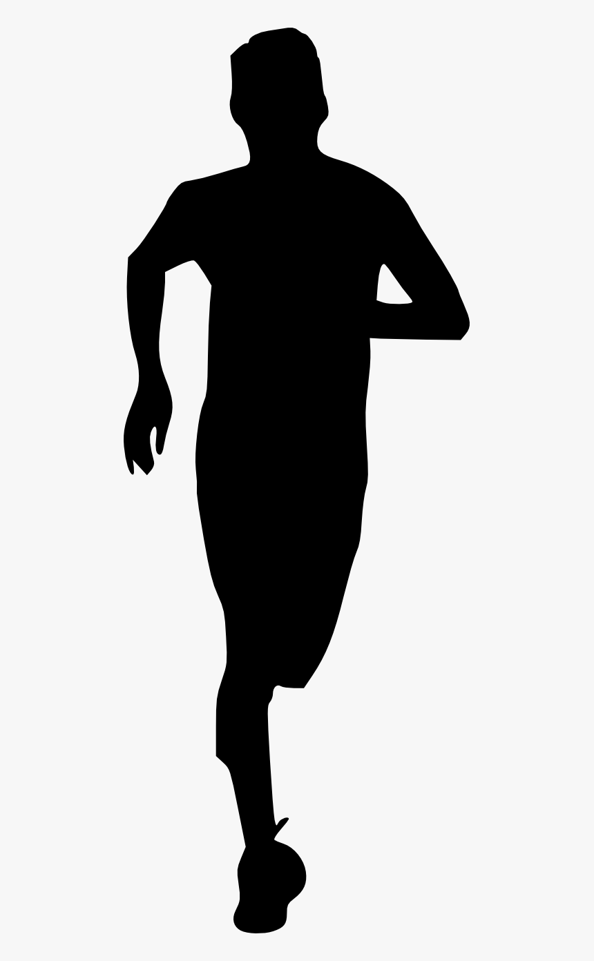 Man Running Silhouette Transparent Background, HD Png Download, Free Download