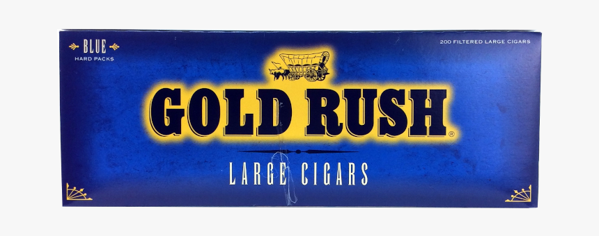 Gold Rush Large Cigars Blue 10/20 Ct - Electric Blue, HD Png Download, Free Download