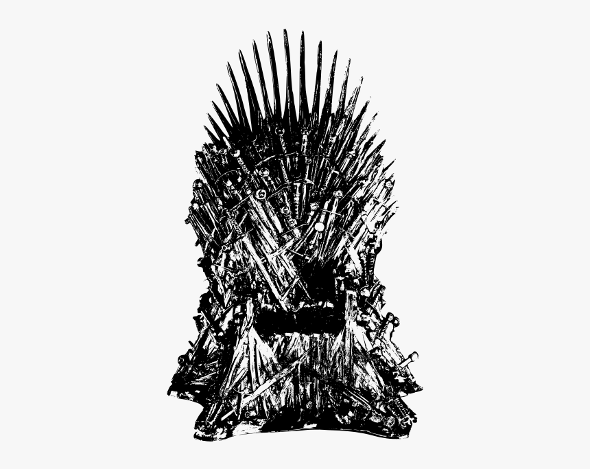 Iron Throne - Monochrome, HD Png Download, Free Download