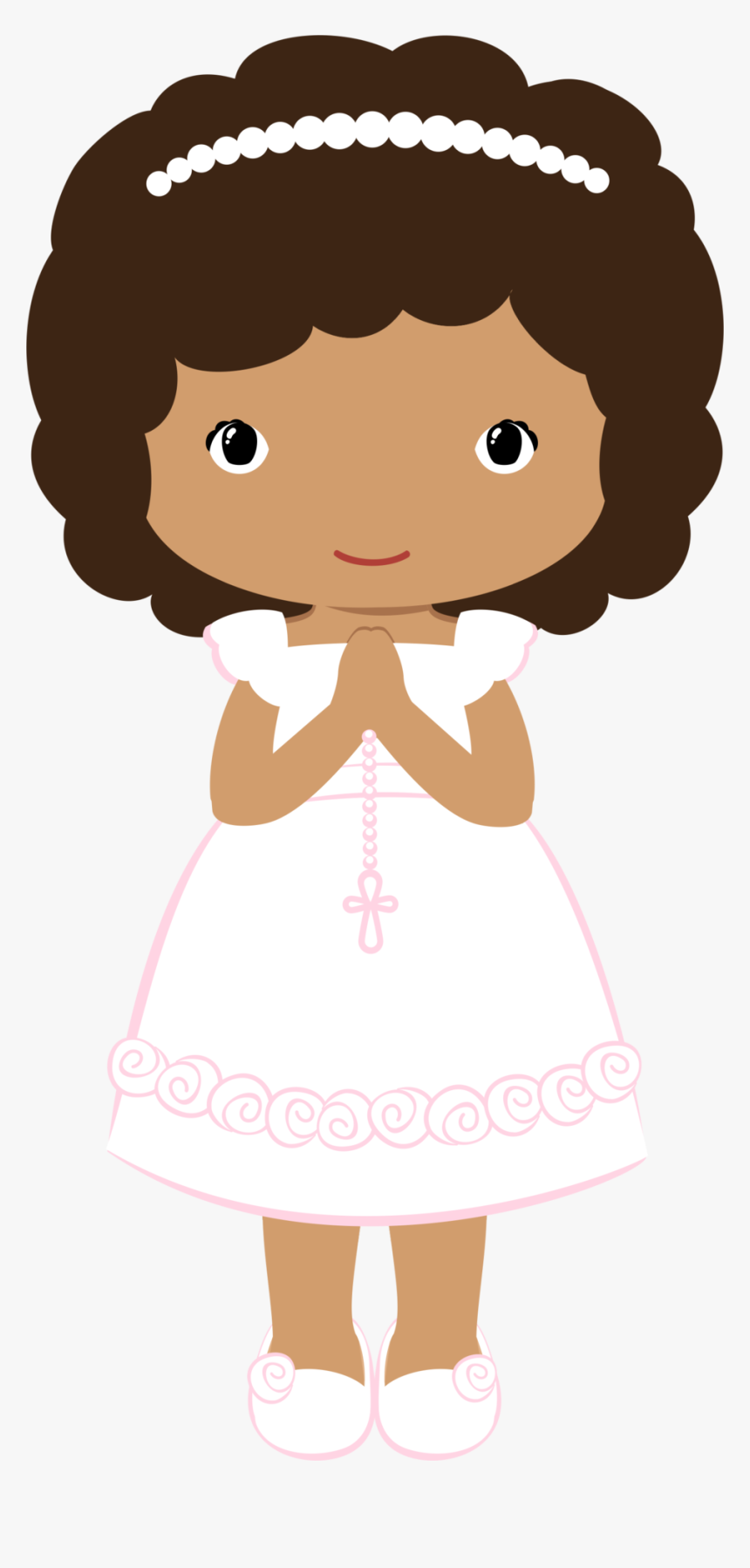 Clipart Girl First Communion - Girl First Communion Clipart, HD Png Download, Free Download