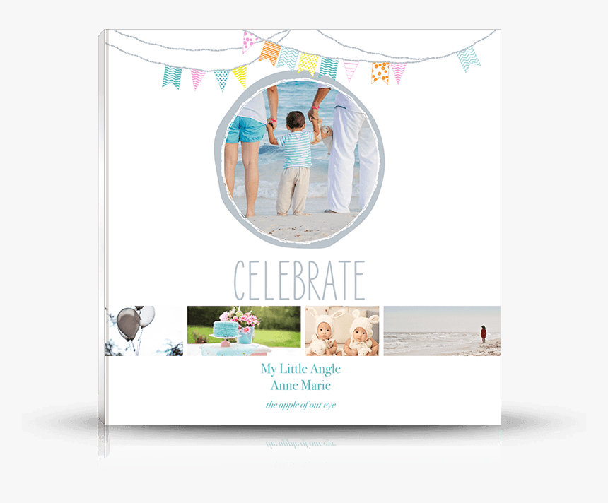 Front Photo Book Cover Designed For Birthday Party, - Birthday Photo Album Cover Design, HD Png Download, Free Download