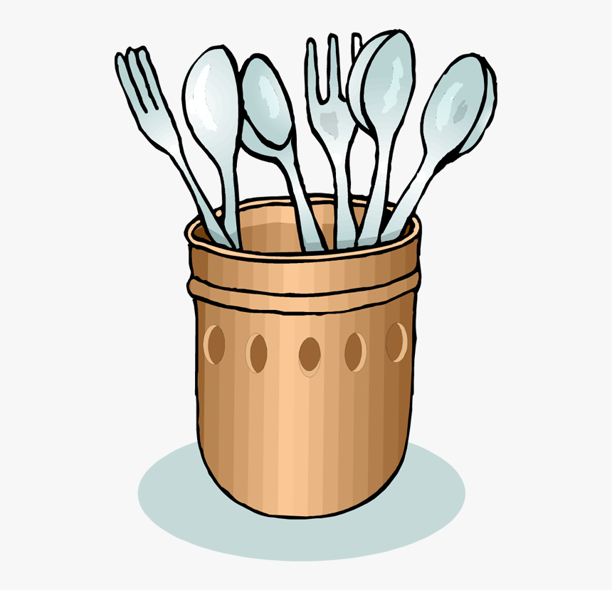 Kitchen Appliances Clipart Kitchen Utensil Border Kitchen - Put Silverware Away Clipart, HD Png Download, Free Download