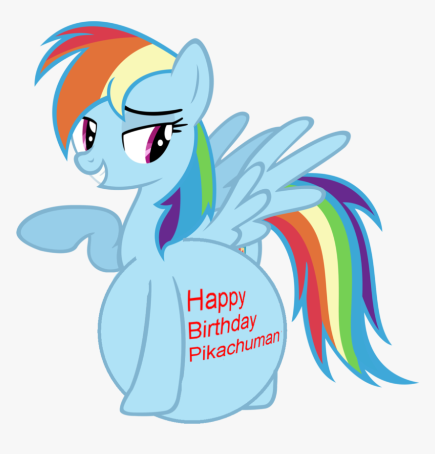 Happy Birthday Pikachuman 18 By Dashievore - Rainbow Dash My Little Pony Elements Of Harmony, HD Png Download, Free Download