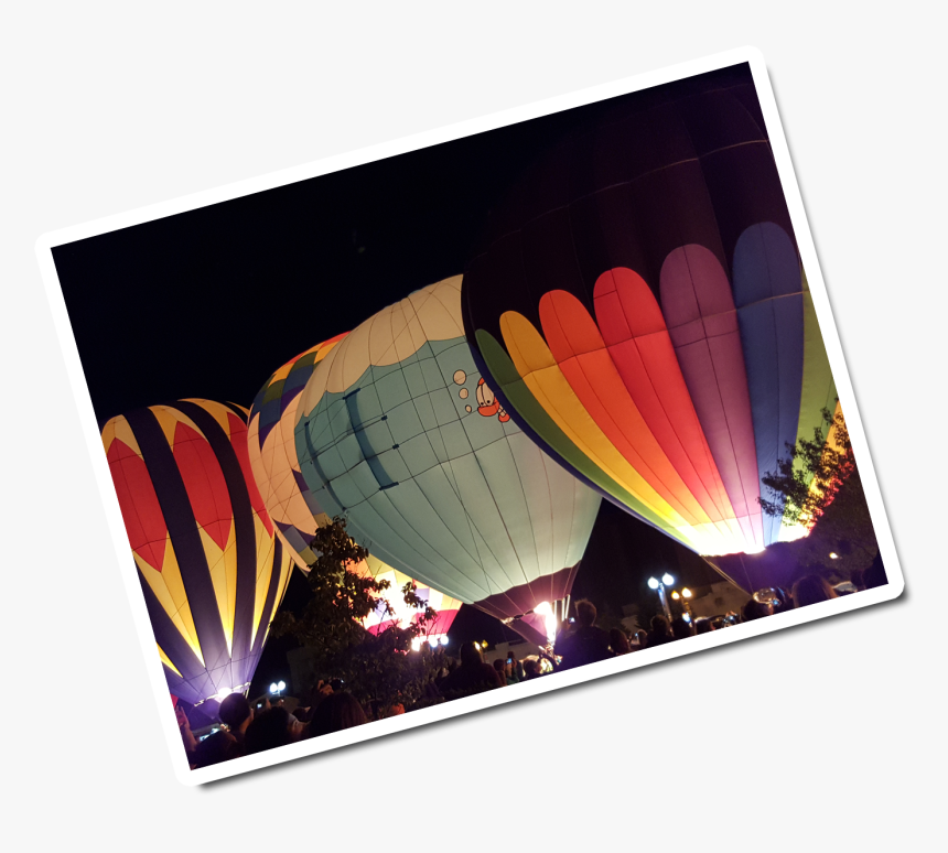 Lakeshore Balloon Glow - Hot Air Balloon, HD Png Download, Free Download