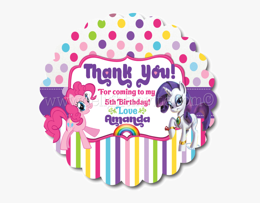 My Little Pony Birthday Favor Tag - My Little Pony Tag, HD Png Download, Free Download