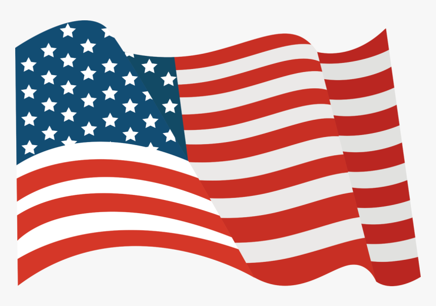 Flying Us Flag Png, Transparent Png, Free Download