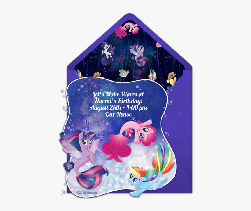 My Little Pony Movie Invitations, HD Png Download, Free Download