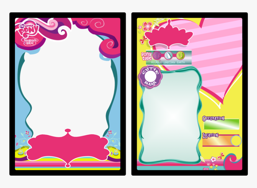 My Little Pony Birthday Cards Mlp Fim Trading Card - Mlp Trading Card Base, HD Png Download, Free Download